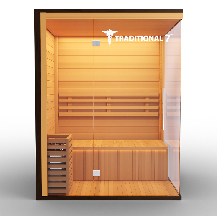 3 Person Home Steam Sauna | Traditional 7™