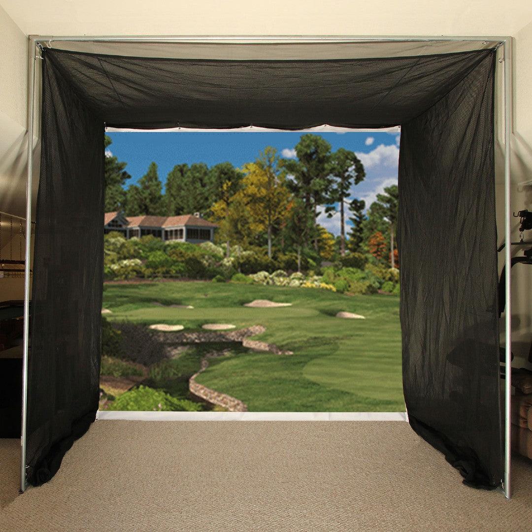 Tour Simulator Golf Net with Complete Frame